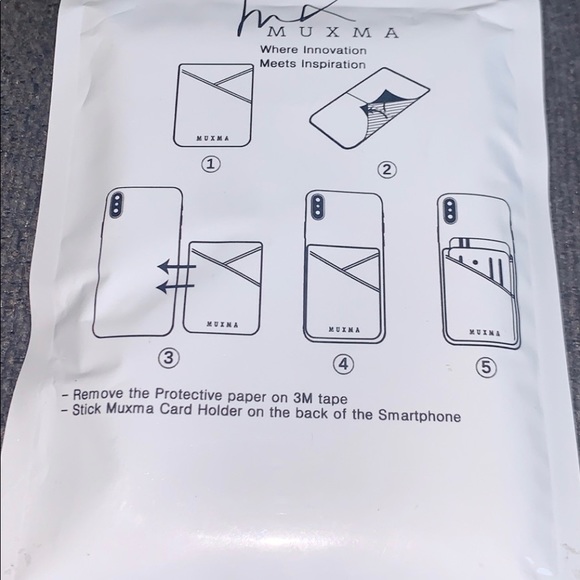 Cute phone wallet with finger ring! - Picture 2 of 2